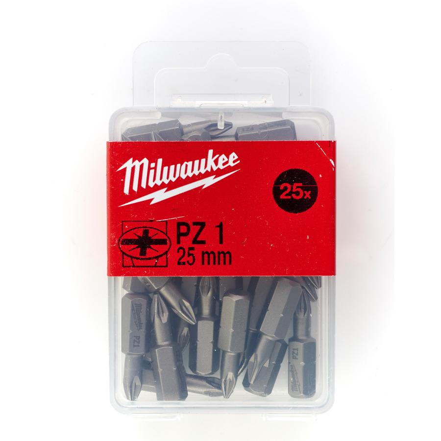 Milwaukee Skrutkovacie bity PZ1, 25 mm (25 ks)
