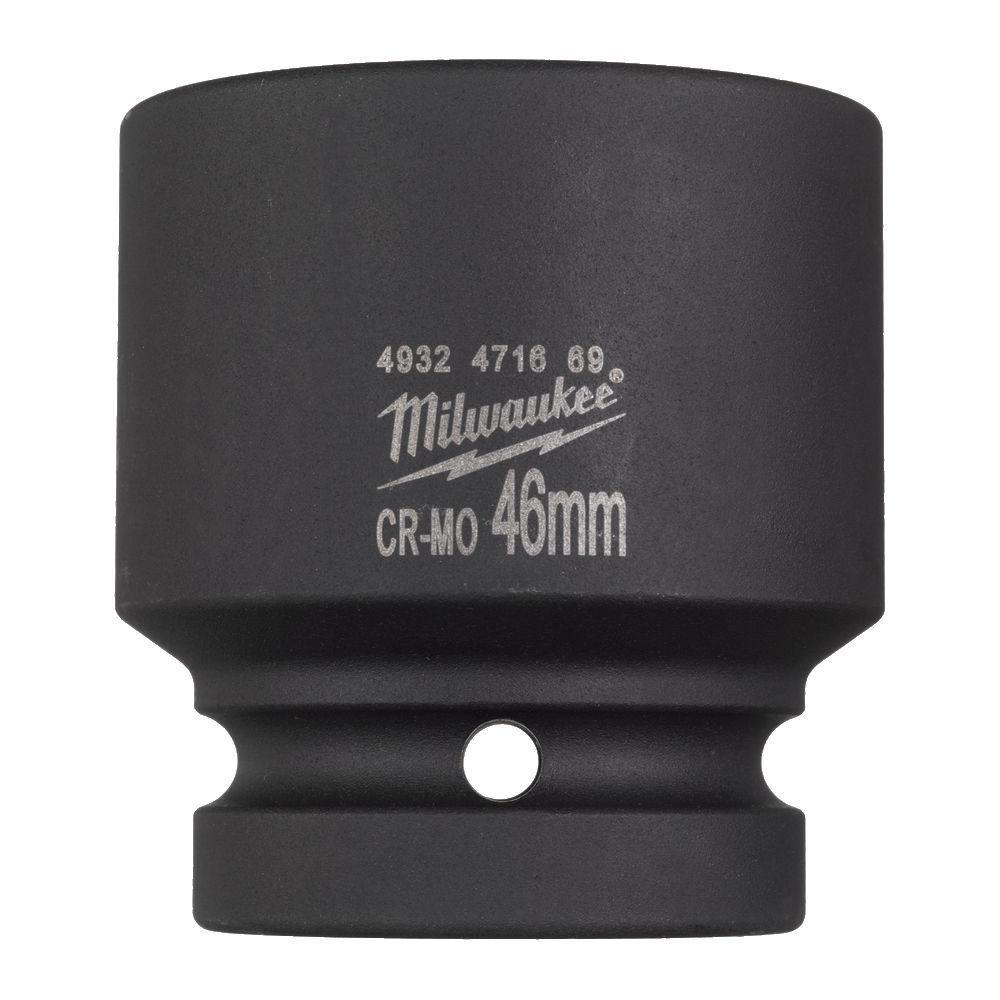 Milwaukee Priemyselné hlavice Shockwave 1" HEX 46mm krátke