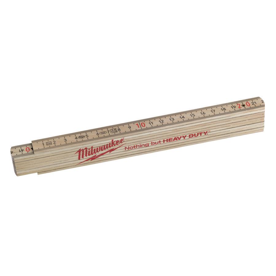 Milwaukee Tenký drevený skladací meter – 2 m