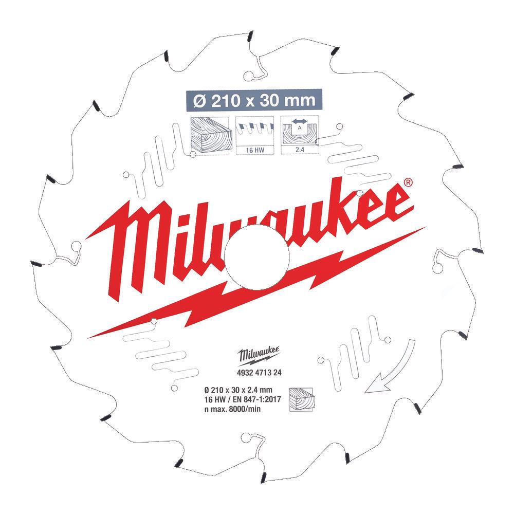 Milwaukee Pílový kotúč drevo 210X30X2.4X16ATB