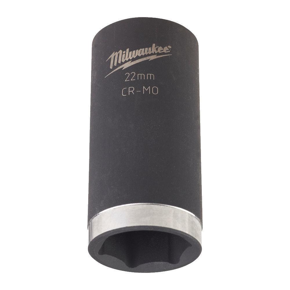 Milwaukee 3/8 Nástrčný kľúč Shockwave, Hex 22 - dlhý