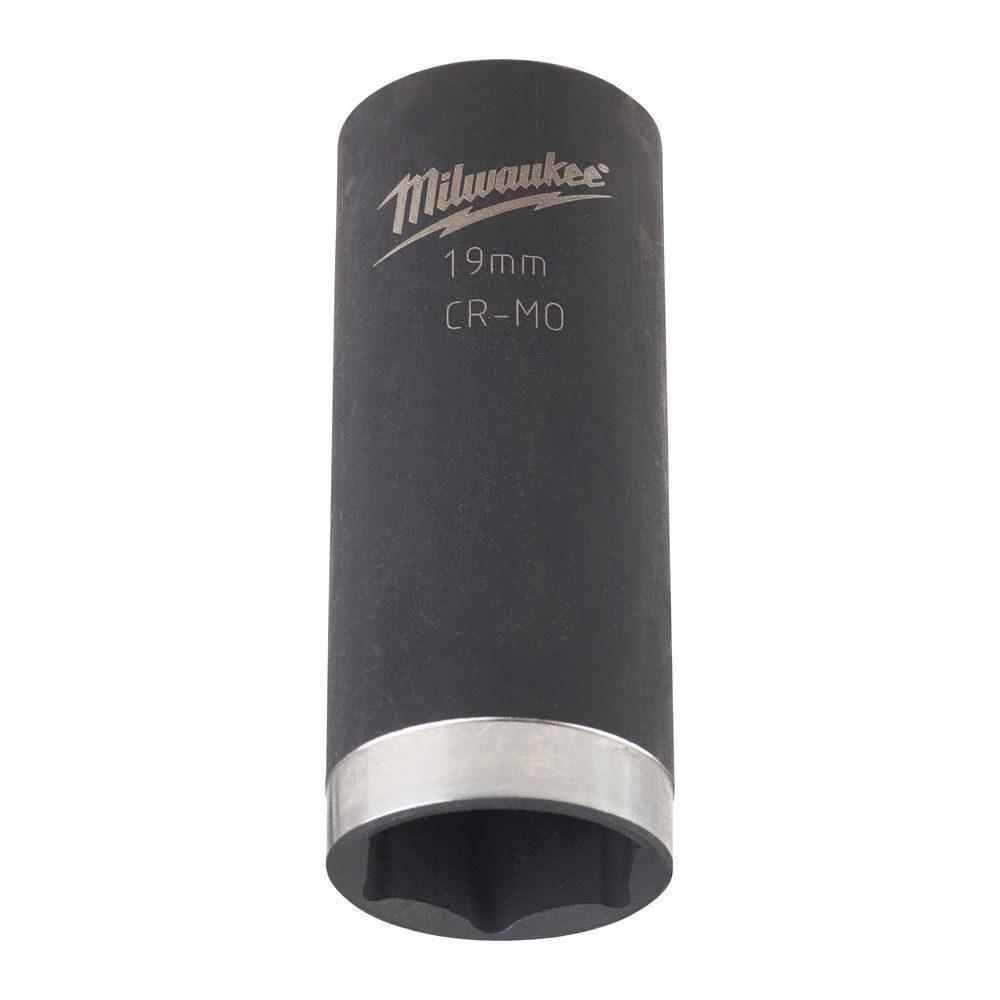 Milwaukee 3/8 Nástrčný kľúč Shockwave, Hex 19 - dlhý