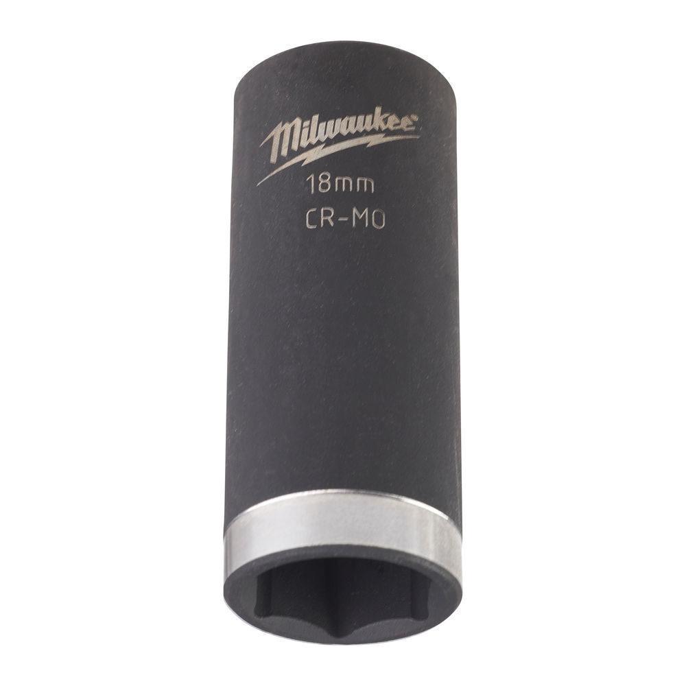 Milwaukee 3/8 Nástrčný kľúč Shockwave, Hex 18 - dlhý