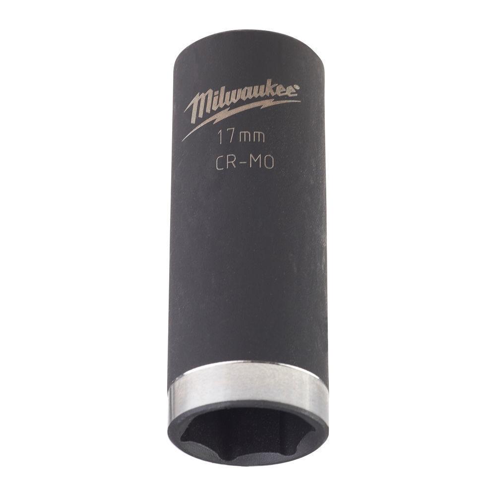 Milwaukee 3/8 Nástrčný kľúč Shockwave, Hex 17 - dlhý