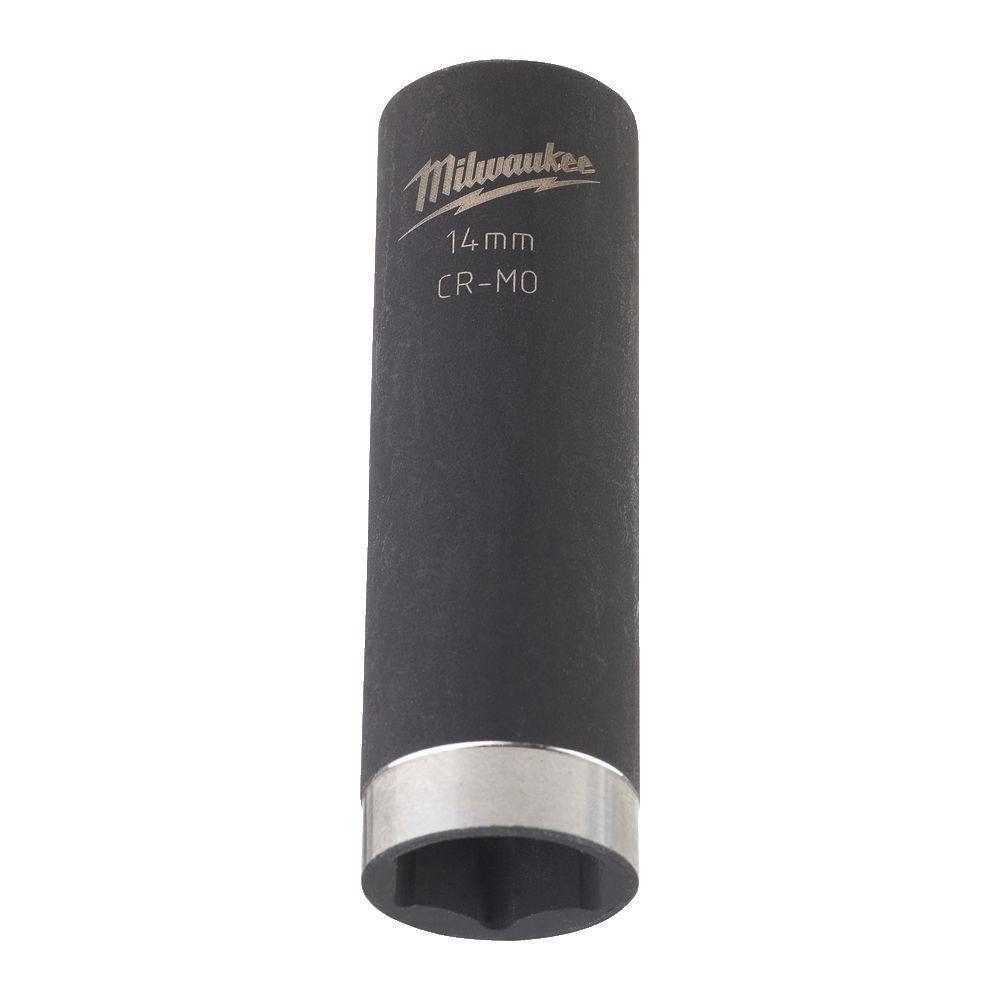 Milwaukee 3/8 Nástrčný kľúč Shockwave, Hex 14 - dlhý
