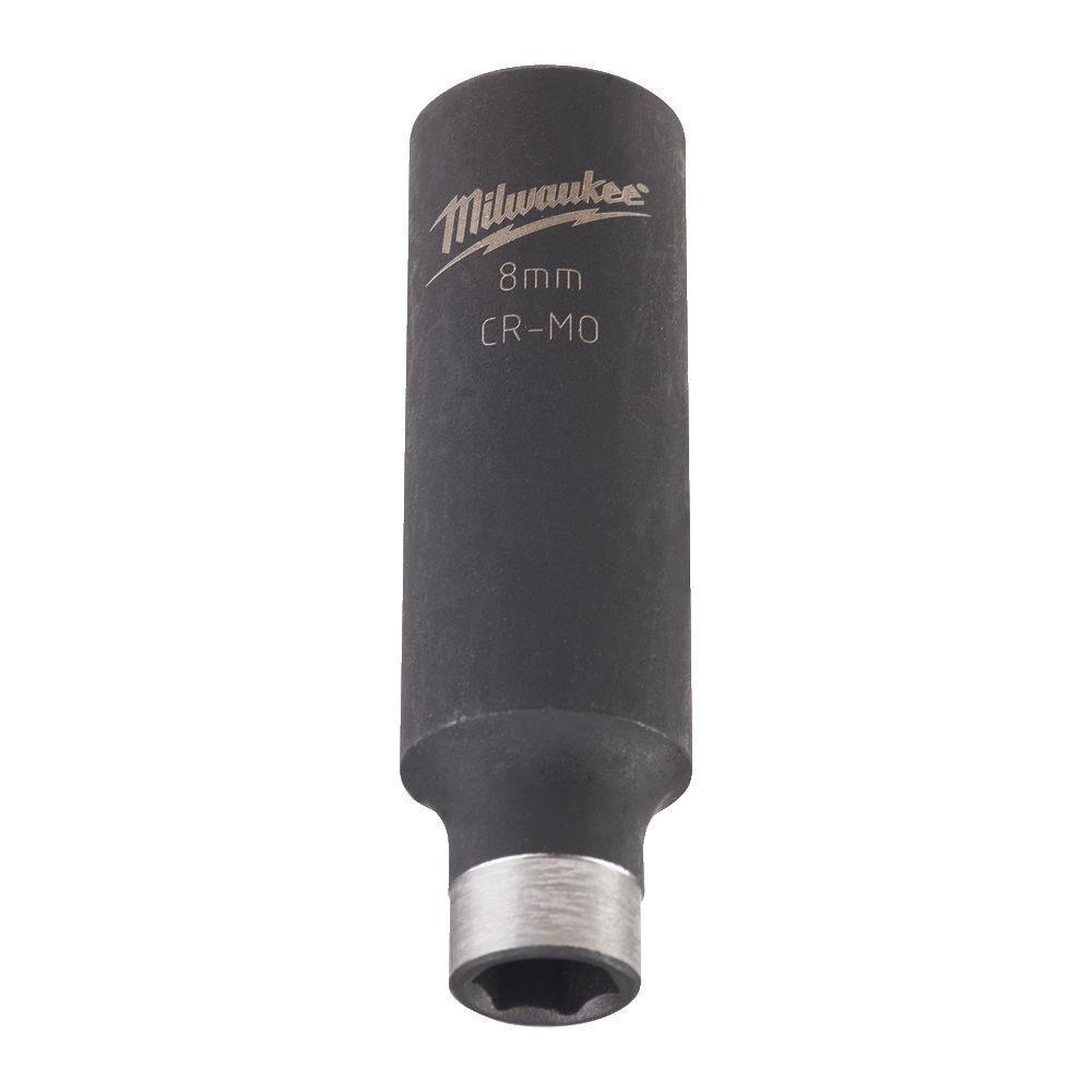 Milwaukee 3/8 Nástrčný kľúč Shockwave, Hex 8 - dlhý