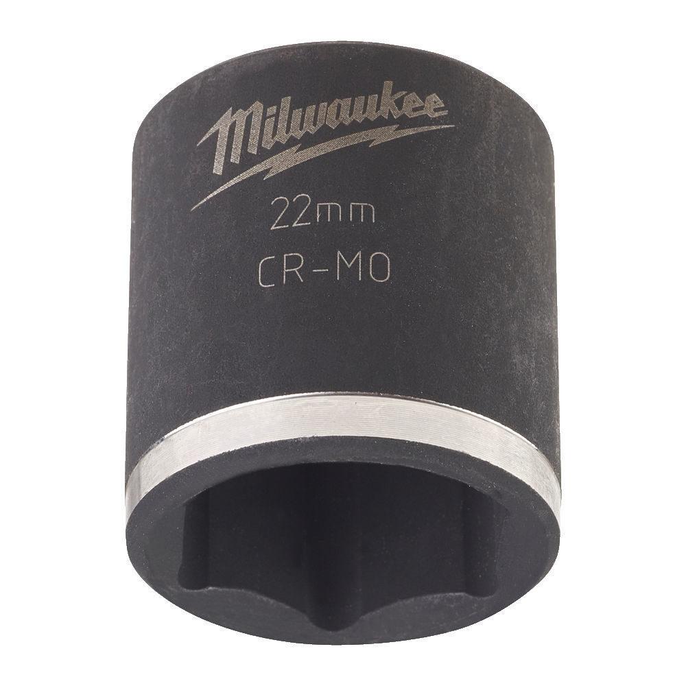 Milwaukee 3/8 Nástrčný kľúč Shockwave, Hex 22