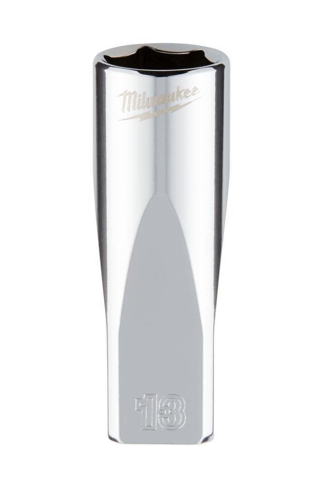 Milwaukee 1/4 Nástrčný kľúč, Metrický predĺžený-13MM