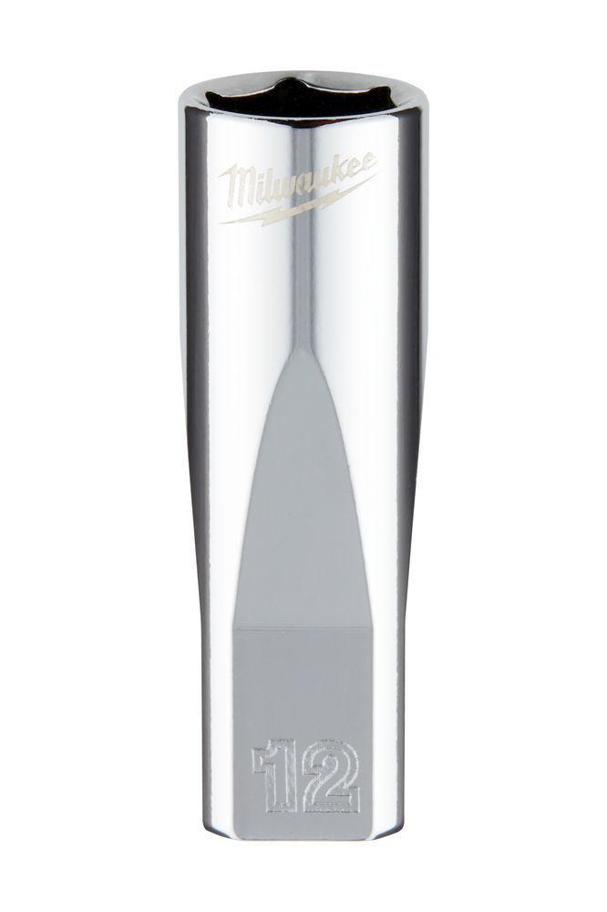 Milwaukee 1/4 Nástrčný kľúč, Metrický predĺžený-12MM