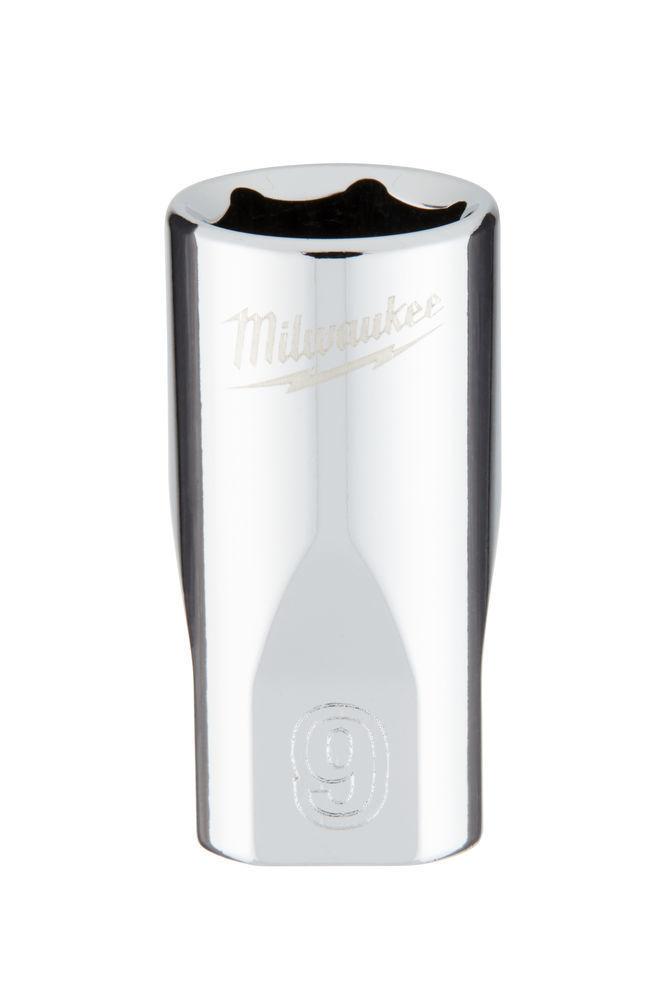 Milwaukee 1/4 Nástrčný kľúč, Metrický-9MM