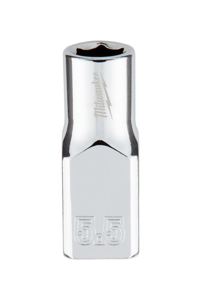 Milwaukee 1/4 Nástrčný kľúč, Metrický-5.5MM