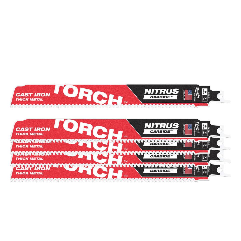 Milwaukee Pílové plátky TORCH Nitrus 230/7Tpi (5 ks)