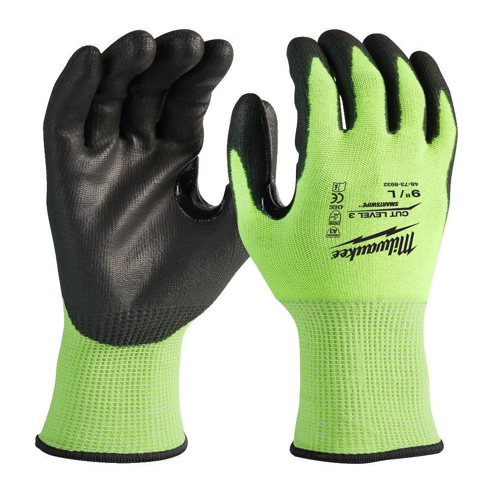 Milwaukee Vysokoviditeľné rukavice odolné voči prerezaniu Level 3 - 10/XL - 1ks