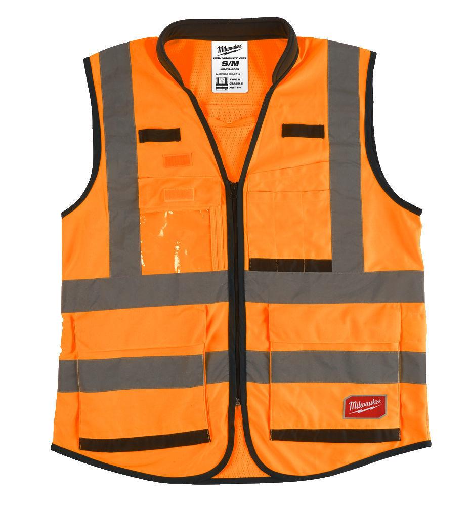 Milwaukee Prémiová Vysokoviditeľná reflexná vesta oranžová 2XL/3XL