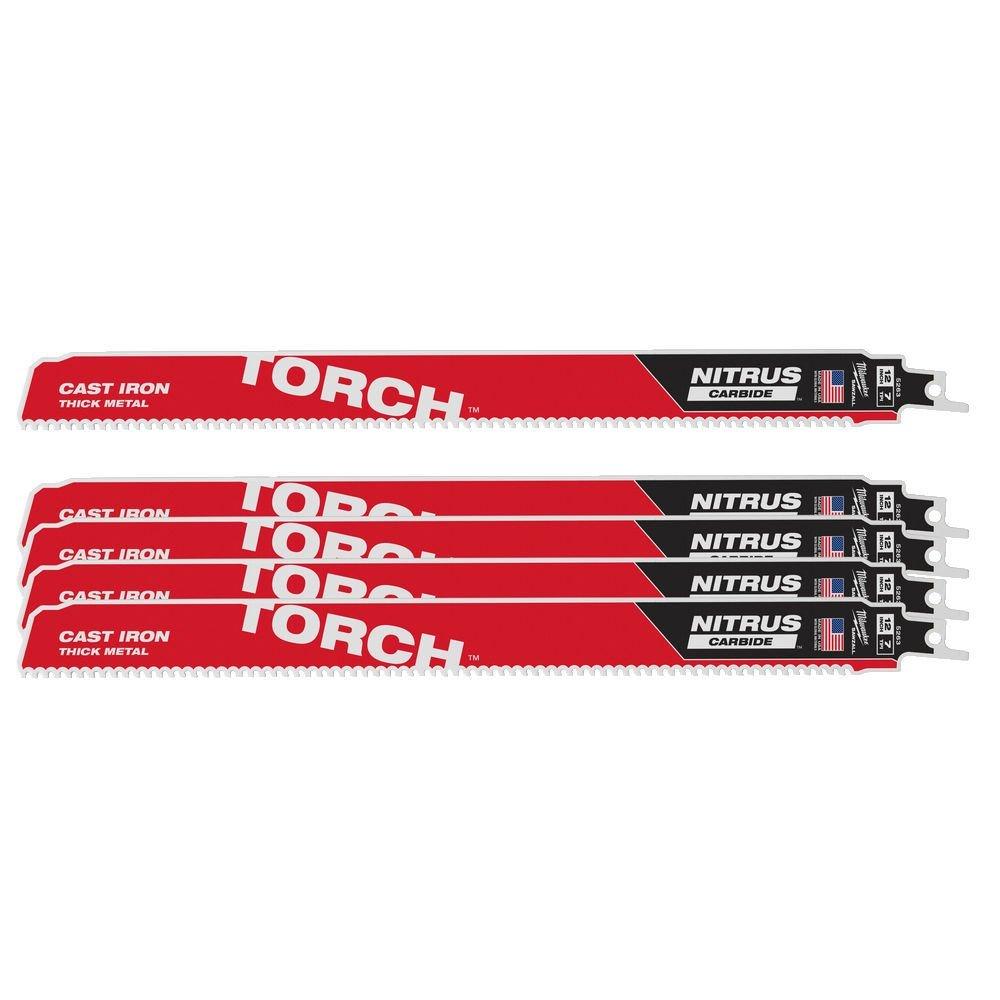 Milwaukee Pílové plátky TORCH Nitrus 300/7Tpi (5 ks)