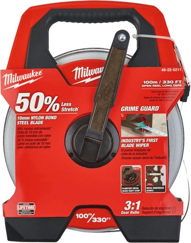 Milwaukee Dlhé otvorené pásmo 100 m/330 FT