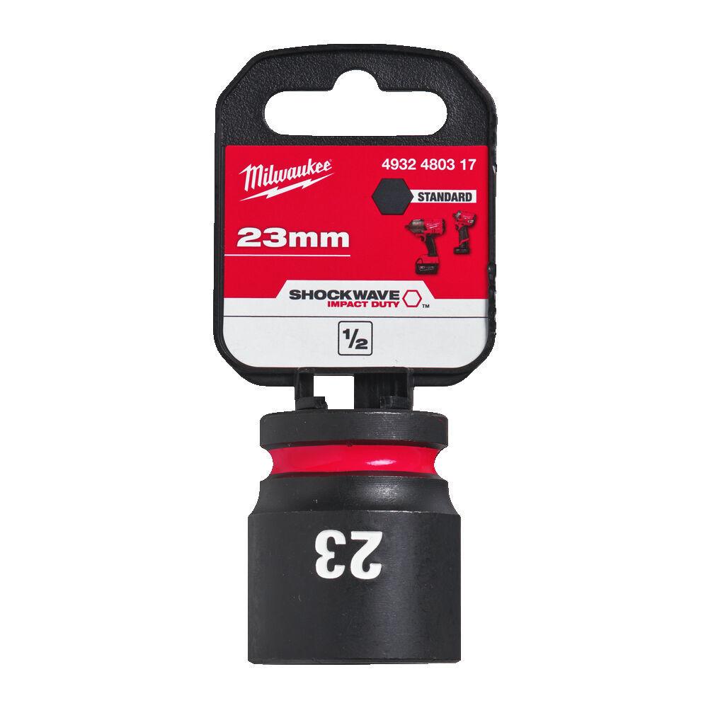 Milwaukee 1/2 Nástrčný kľúč Shockwave, Hex 23 krátky