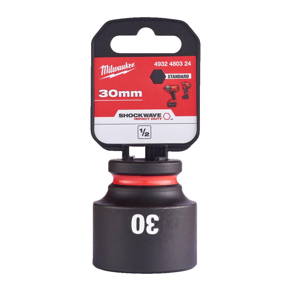 Milwaukee 1/2 Nástrčný kľúč Shockwave, Hex 30 krátky