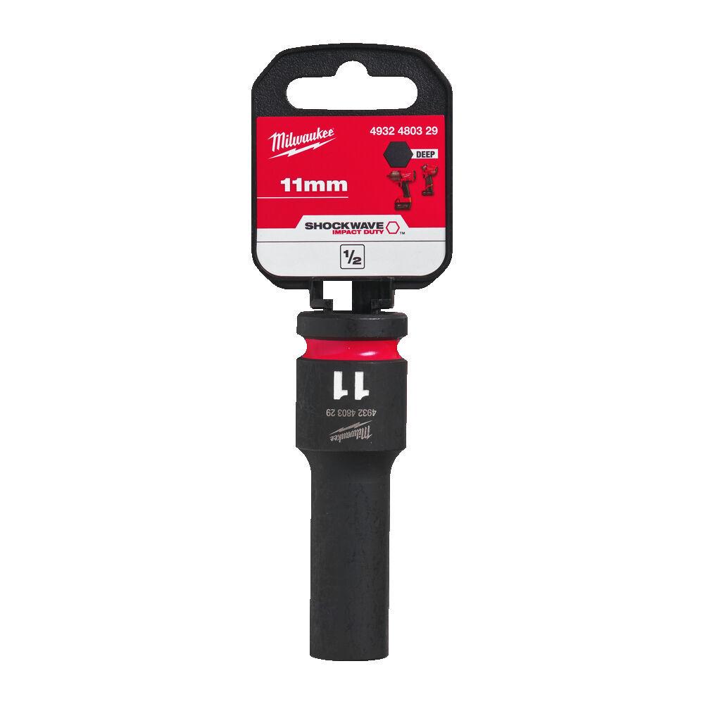 Milwaukee 1/2 Nástrčný kľúč Shockwave, Hex 11 predĺžený