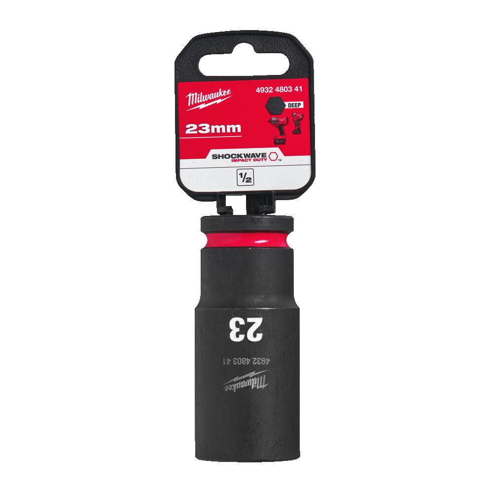 Milwaukee 1/2 Nástrčný kľúč Shockwave, Hex 23 predĺžený