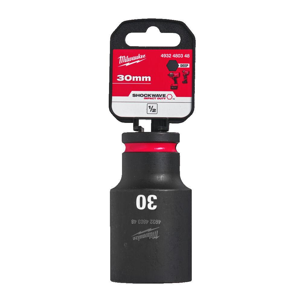 Milwaukee 1/2 Nástrčný kľúč Shockwave, Hex 30 predĺžený