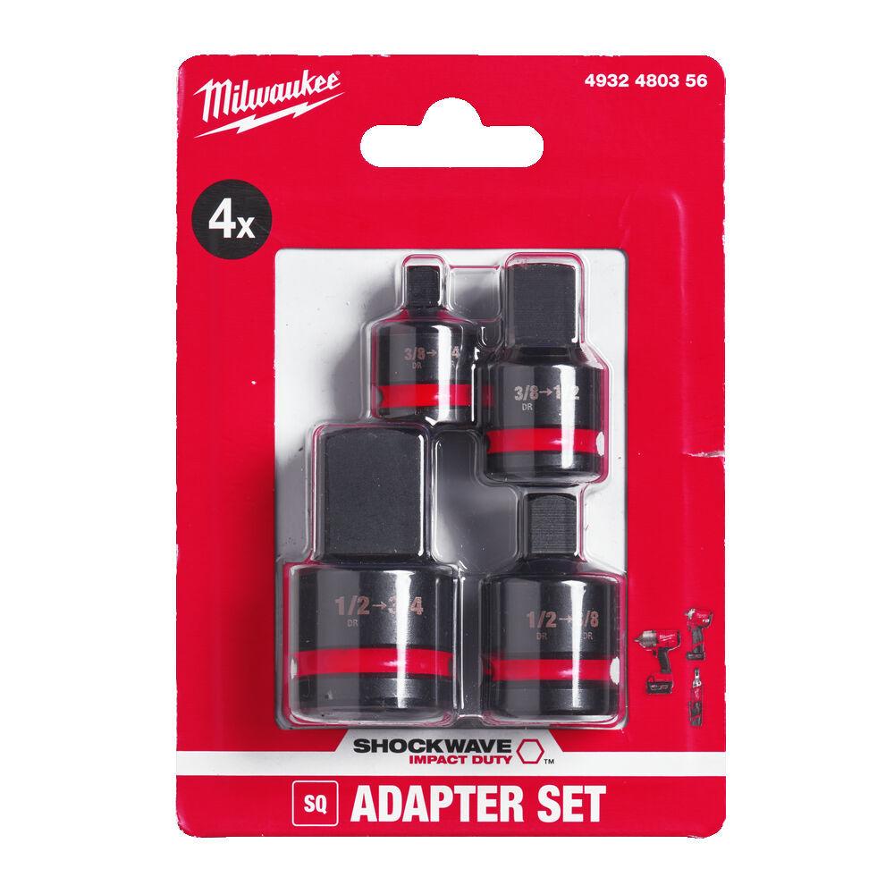 Milwaukee Adaptéry 1/2 HEX Shockwave SET 4ks