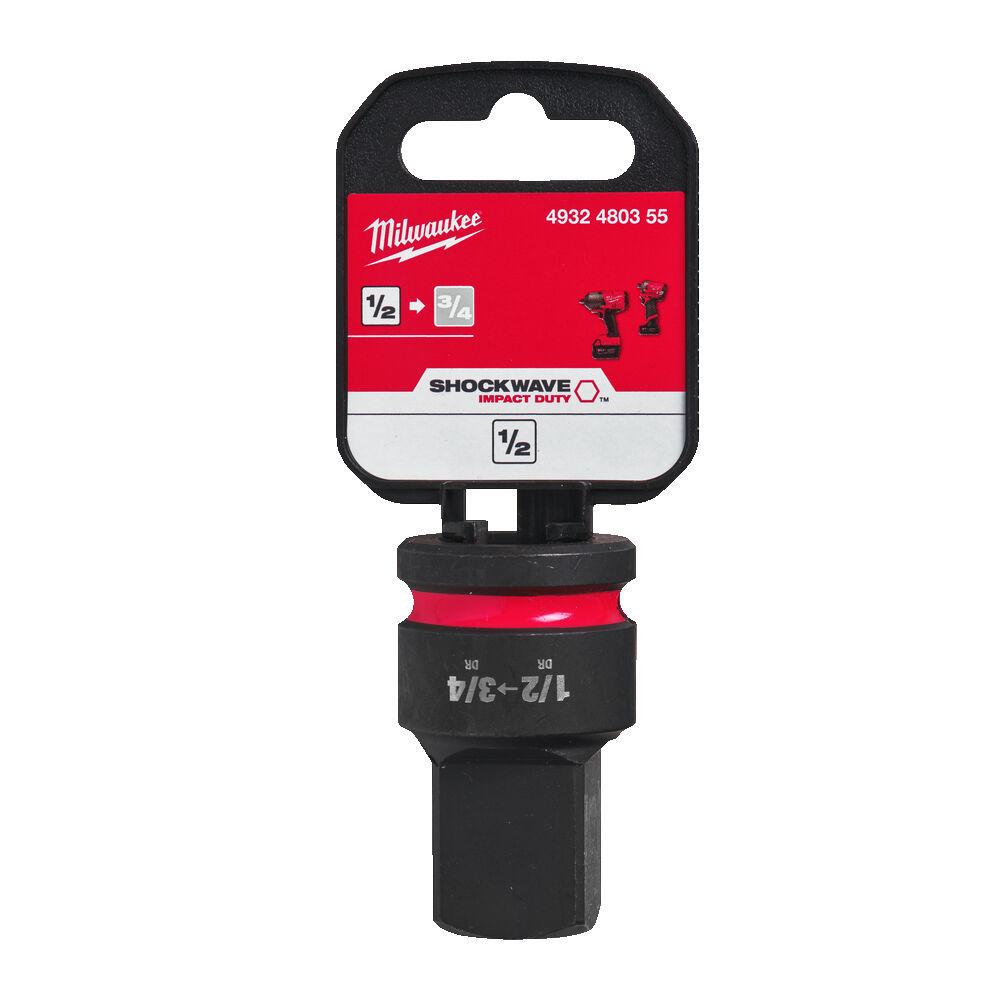 Milwaukee Adaptér Shockwave HEX z 1/2 na 3/4