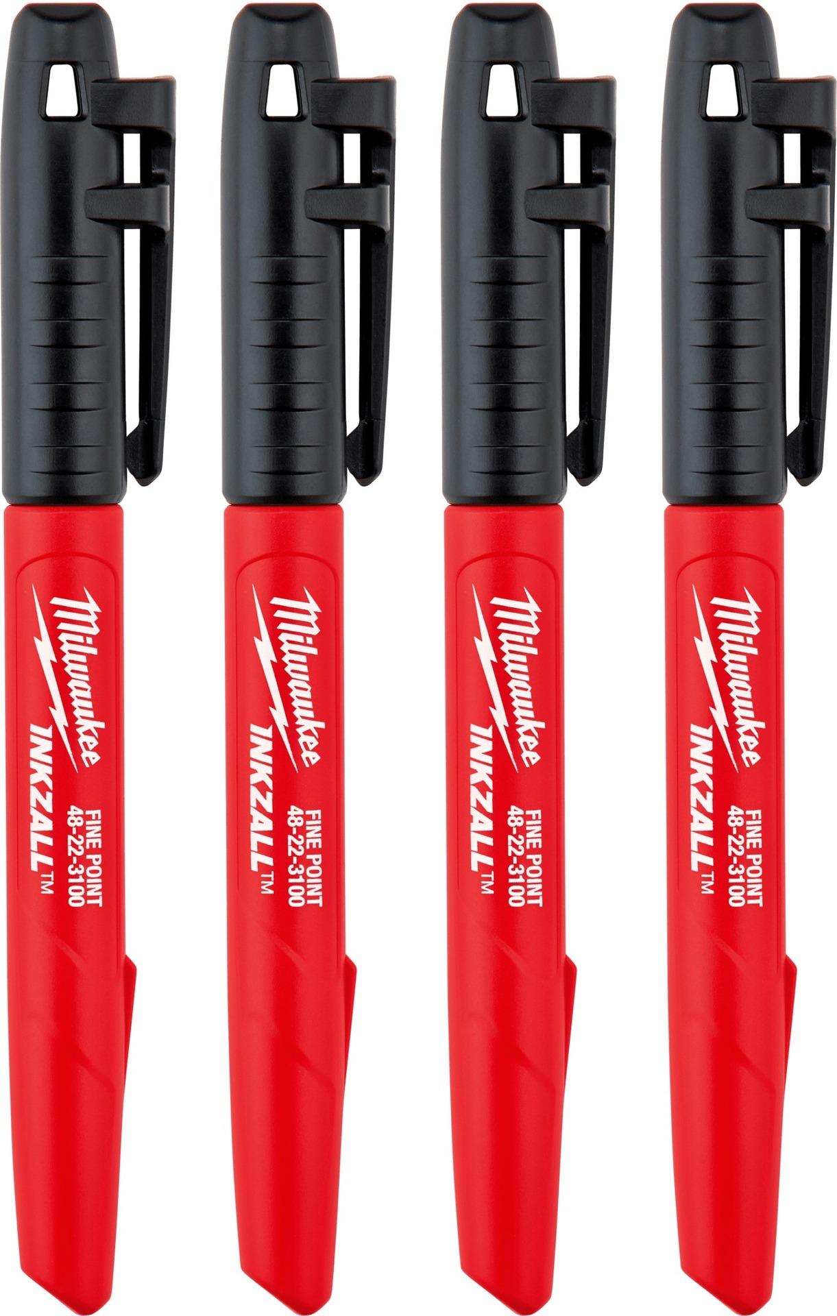 Milwaukee Značkovač – jemný hrot 1 mm Blister 4ks