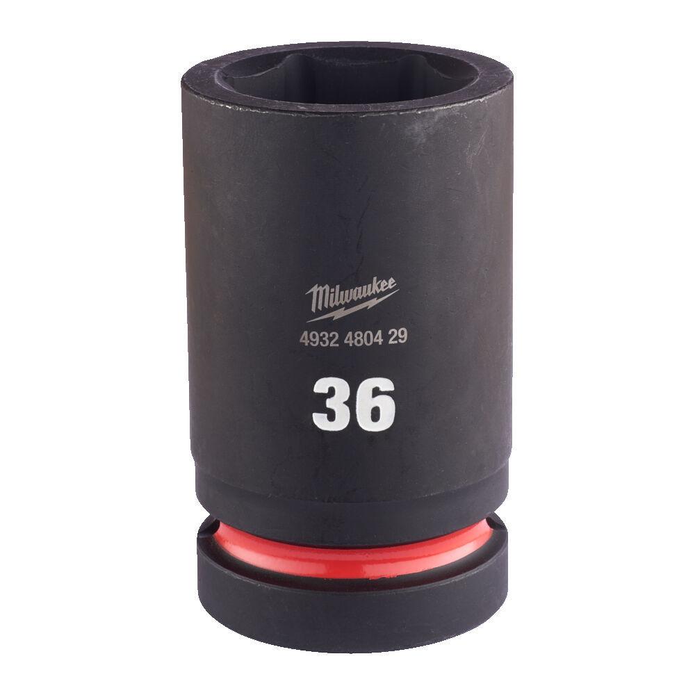 Milwaukee Priemyselné hlavice Shockwave 1" STD HEX 36mm dlhá