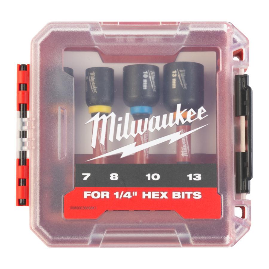 Milwaukee Sada Magnetické nástrčkové kľúče ShW HEX 7,8,10,13mm