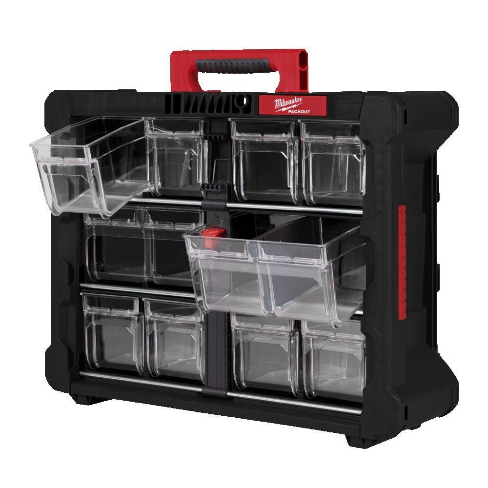 Milwaukee PACKOUT™ organizér s vyklápacími boxami