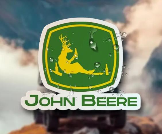 Nálepka John Beere 150x 115mm