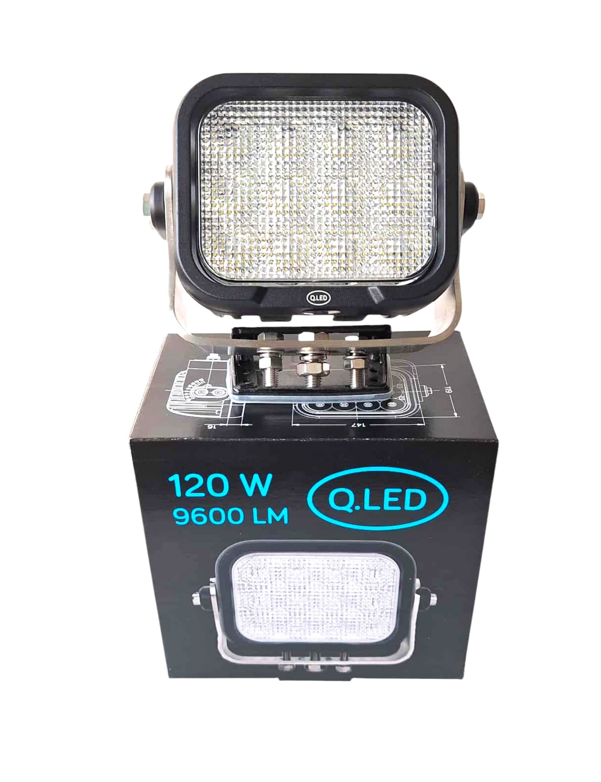 Q-LED 120W pracovné svetlo
