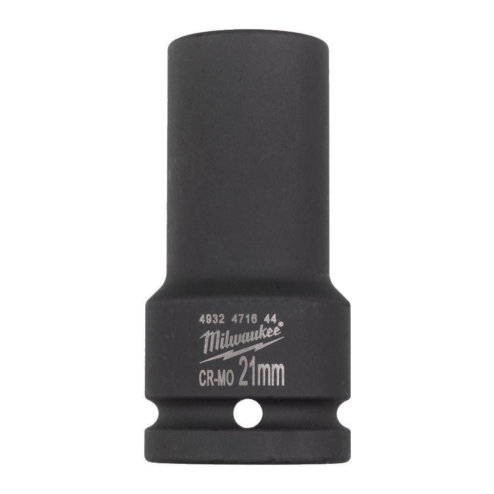 Milwaukee Priemyselné hlavice Shockwave 3/4" HEX 21mm predĺžené