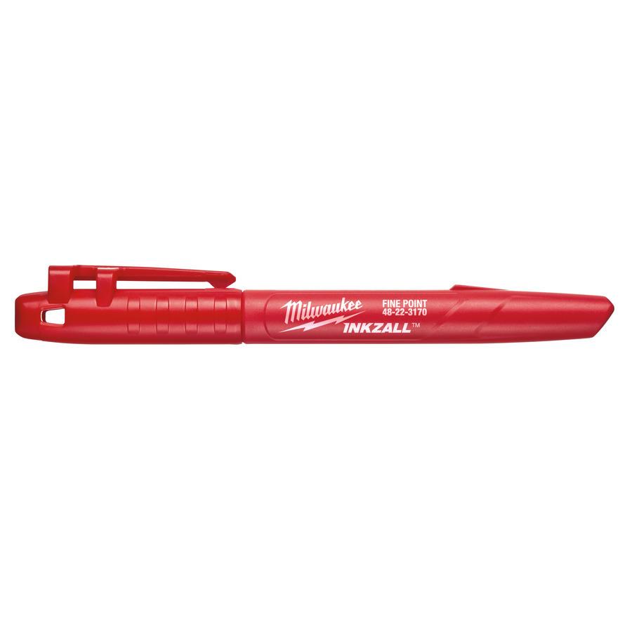 Milwaukee Značkovač s jemným hrotom - červený - 1ks
