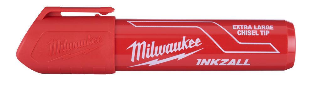 Milwaukee INKZALL značkovač XL červený s plochým hrotom