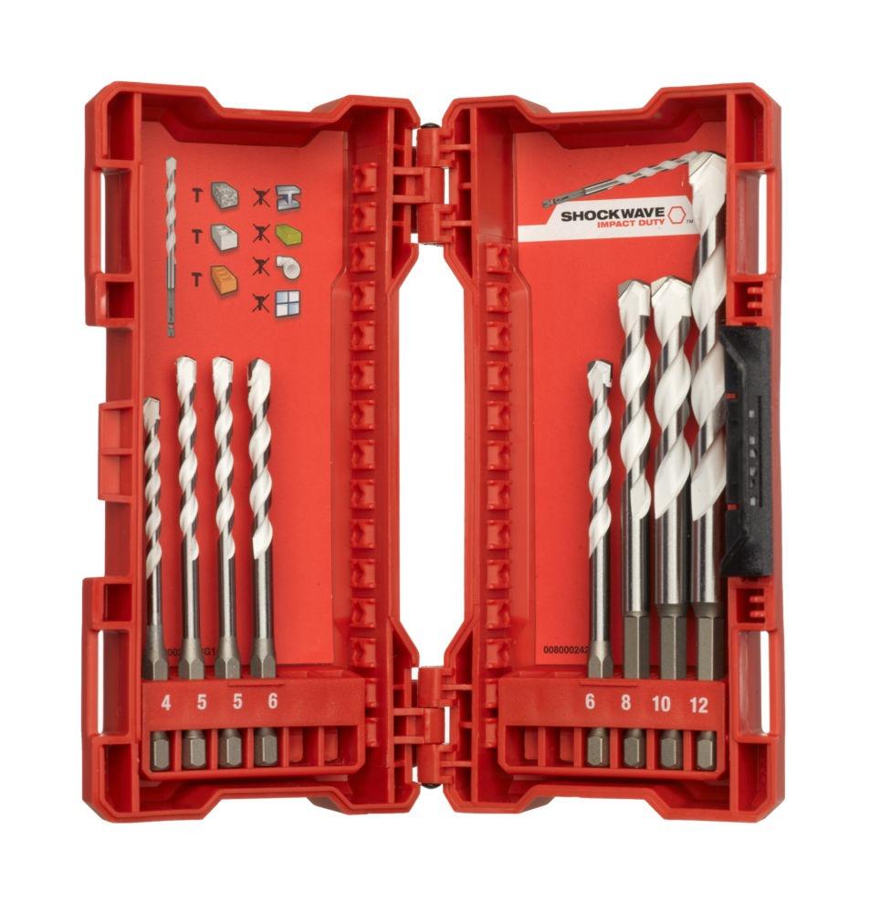 Milwaukee Sada vrtákov Multimateriál - 8ks