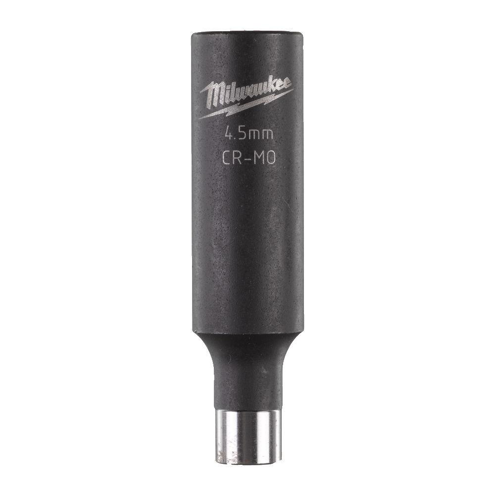 Milwaukee 1/4 Nástrčný kľúč Shockwave, Hex 4,5 - dlhý