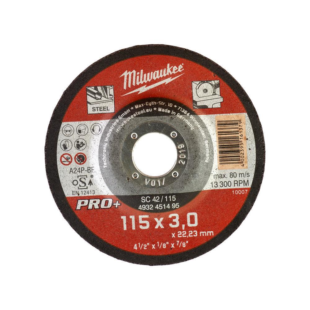 Milwaukee CutWSC 42/115 × 3 PRO+ rezný kotúč – 1 ks