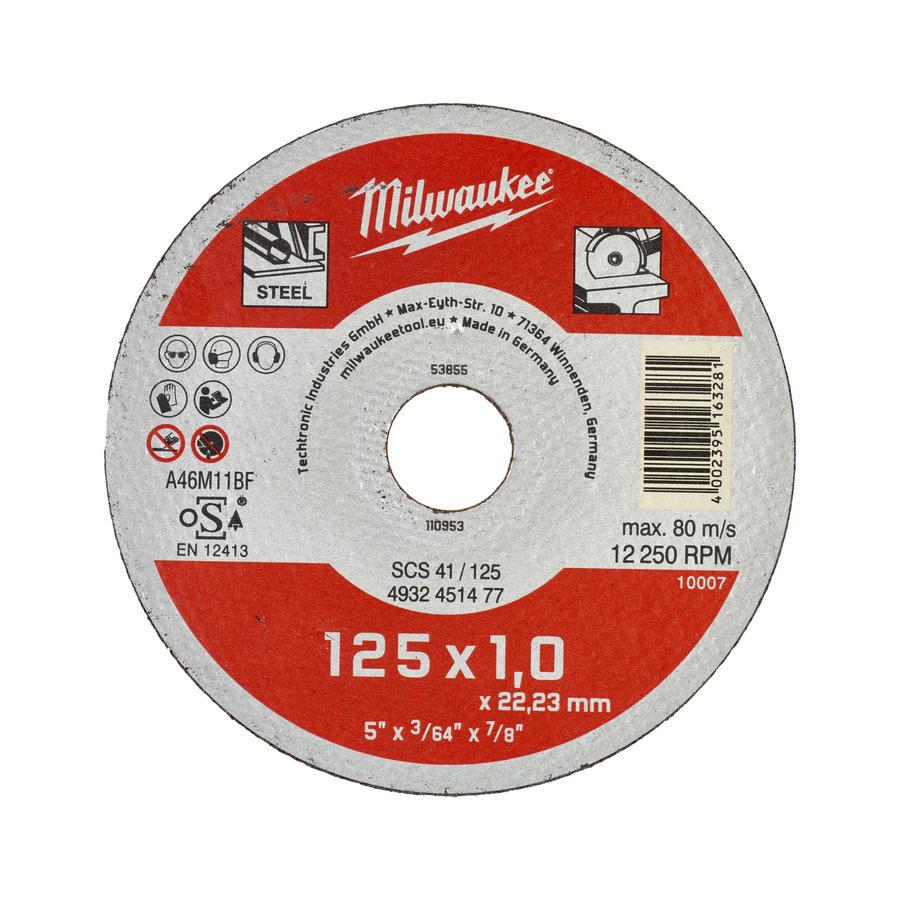 Milwaukee Rezný kotúč Contractor 125 × 1 – 1 ks