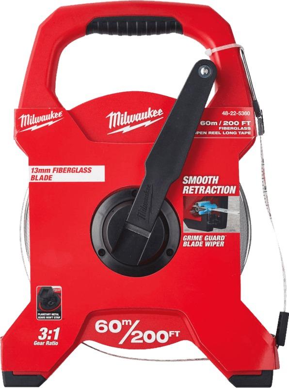 Milwaukee Dlhé meracie pásmo zo sklených laminátov 60 m/200 ft