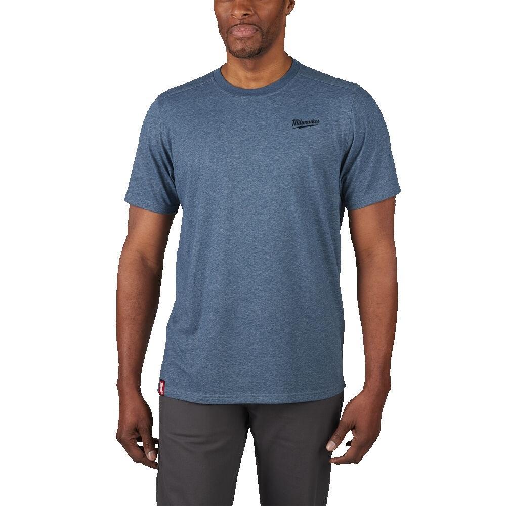 Milwaukee Hybrid tričko krátky rukáv HT SS BLU - modré veľ.XL