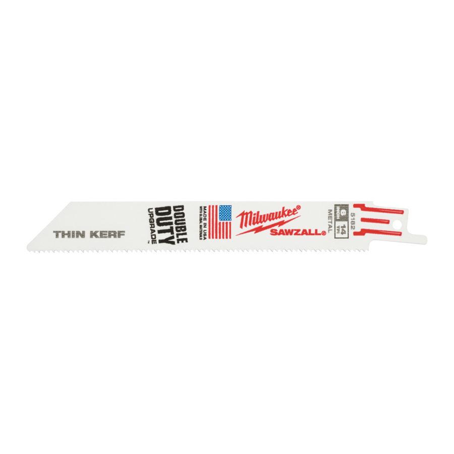 Milwaukee Pílové plátky THIN KERF 150mm x 14Tpi (5 ks)