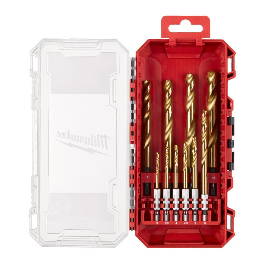 Milwaukee  Sada vrtákov do kovu ShockWave HSS-G Tin - 10 ks