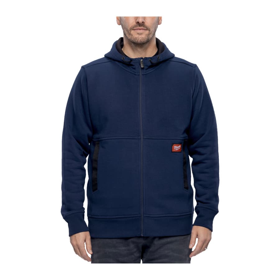 Milwaukee WHZ BLU GRIDIRON™ mikina s kapucňou na zips modrá veľ.S