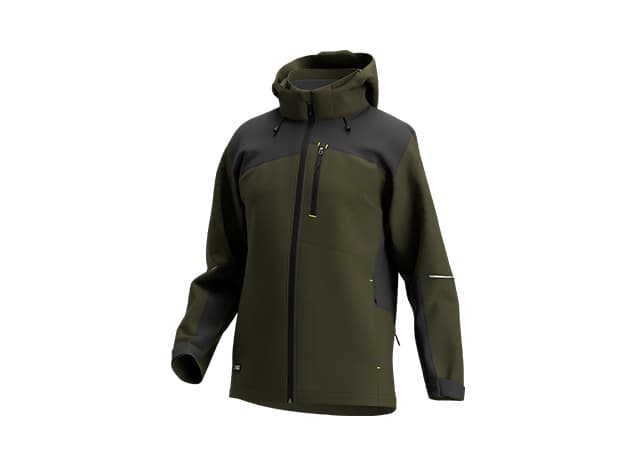 Kasai softshellová bunda pánska veľ.M khaki/sivá