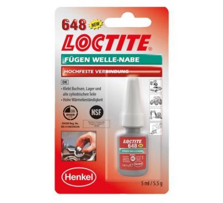 Loctite 648 Upevňovač 5ml