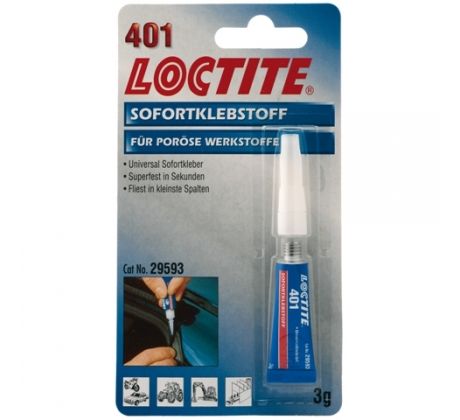 Loctite 401 sekundové lepidlo 3g