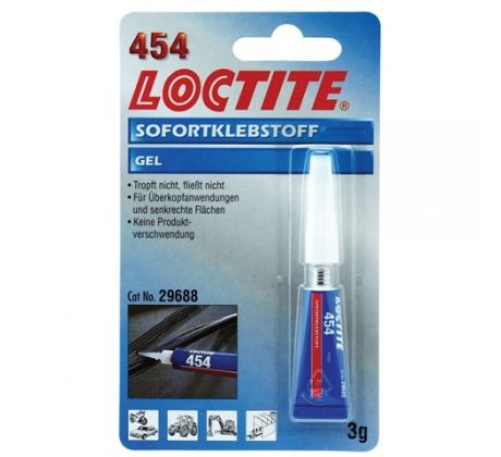 Loctite 454 sekundové lepidlo gelové 3g