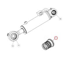 Sada pre hydraul.valec hlavice C144 5263880